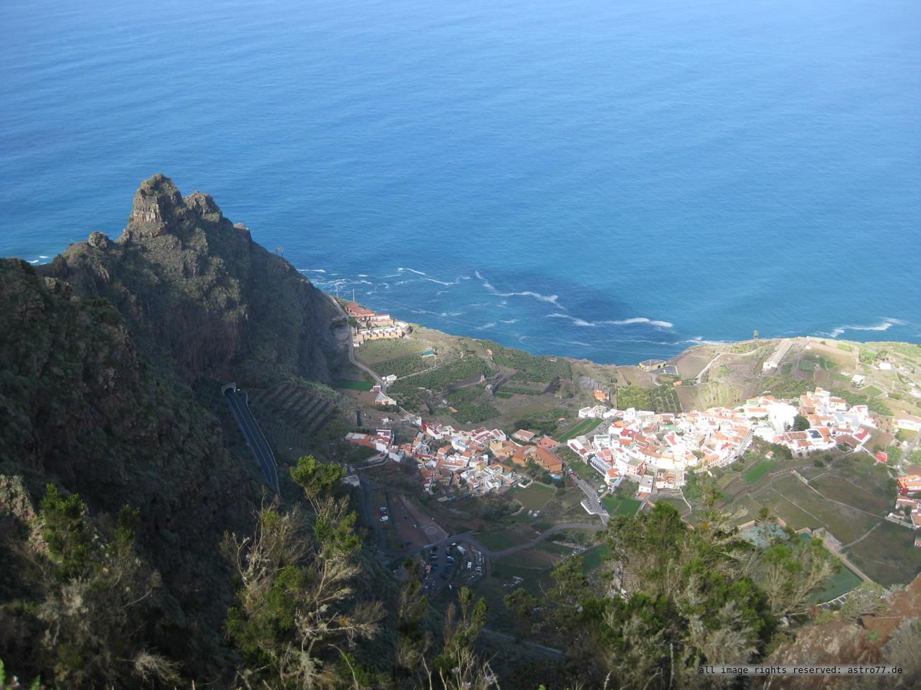 coast view near Agulo, La Gomera