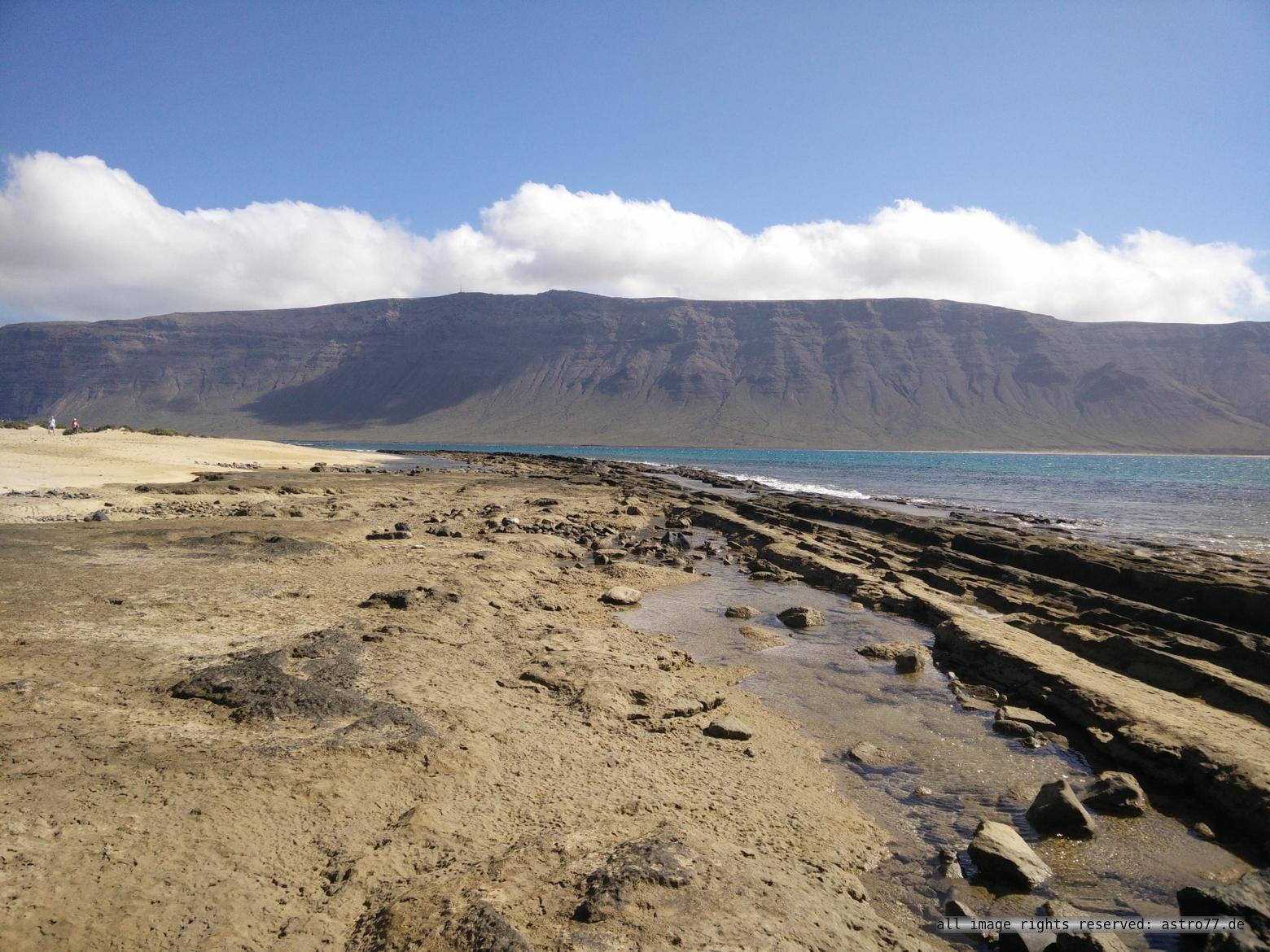 La Graciosa beach view