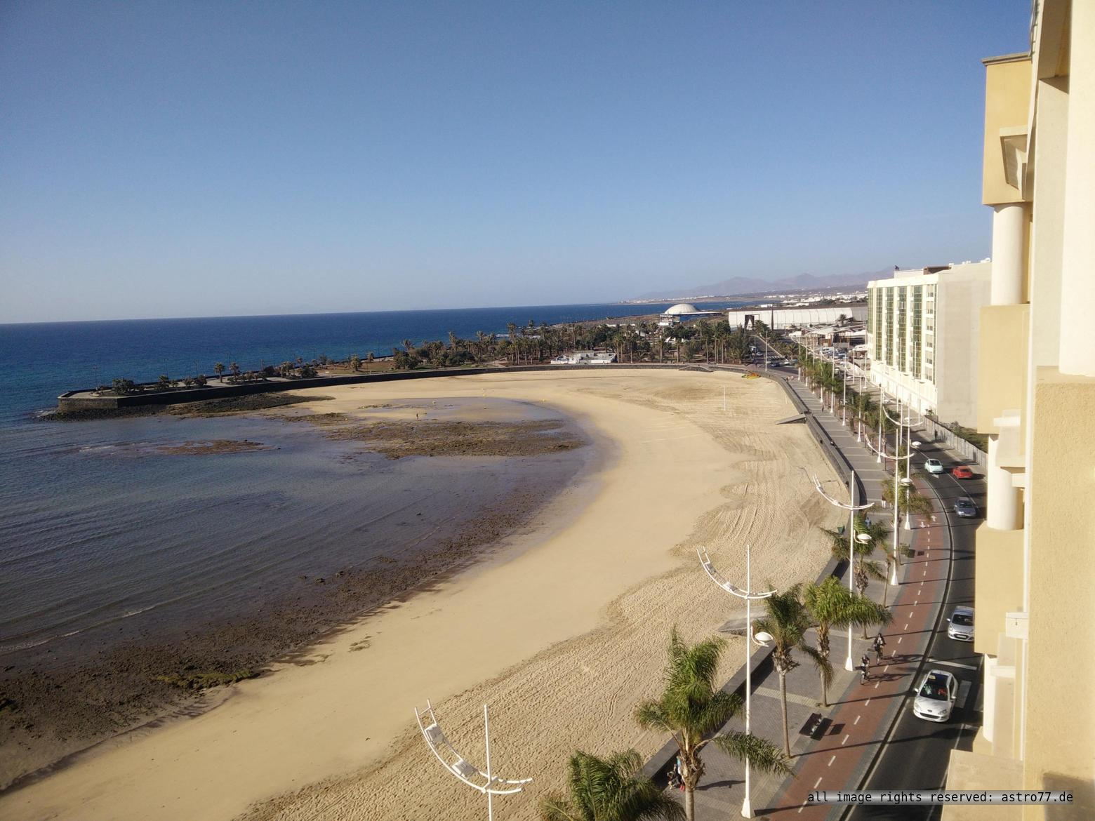 Lanzarote Arrecife hotel view